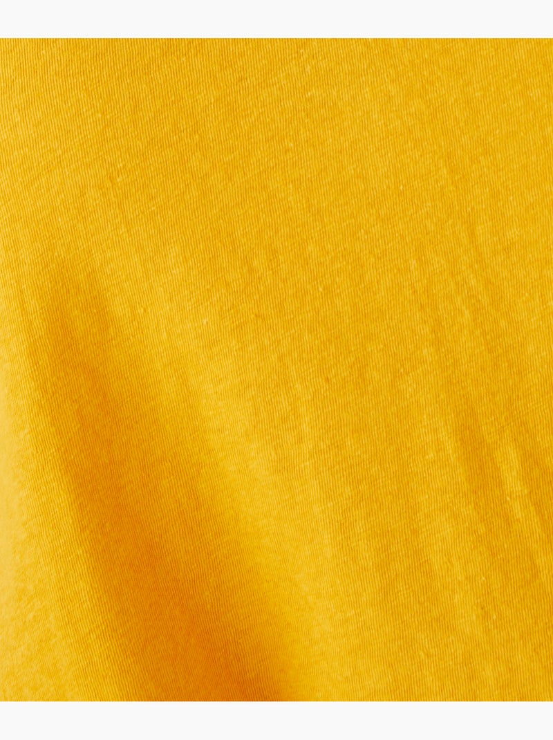 T-shirt maille jersey coton/lin Climatyl - Damart Orange - Kiabi