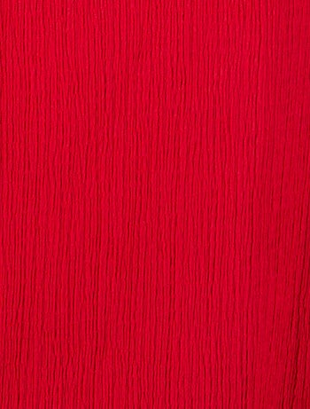 T-shirt maille texturée col fantaisie - Damart
