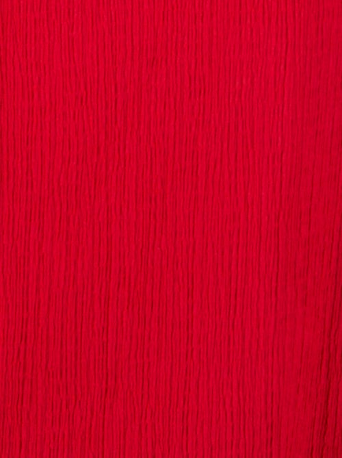 T-shirt maille texturée col fantaisie - Damart - Kiabi