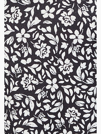 T-shirt maille texturée fleurie - Damart