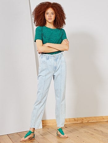 T-shirt maille zébré - Kiabi