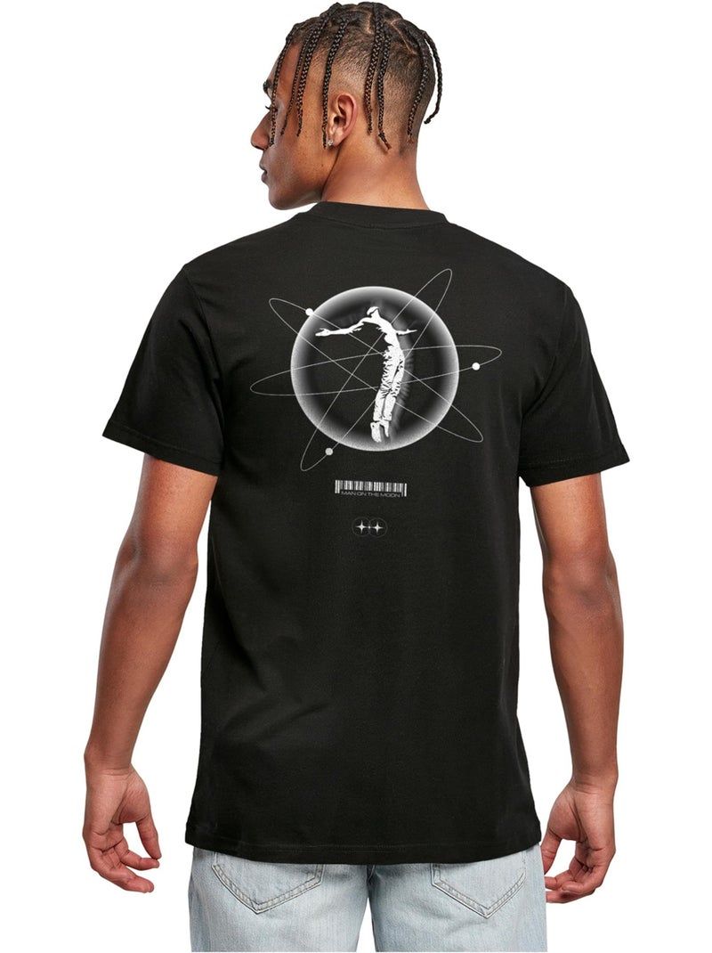 T-shirt man on the moon - mister tee Noir - Kiabi