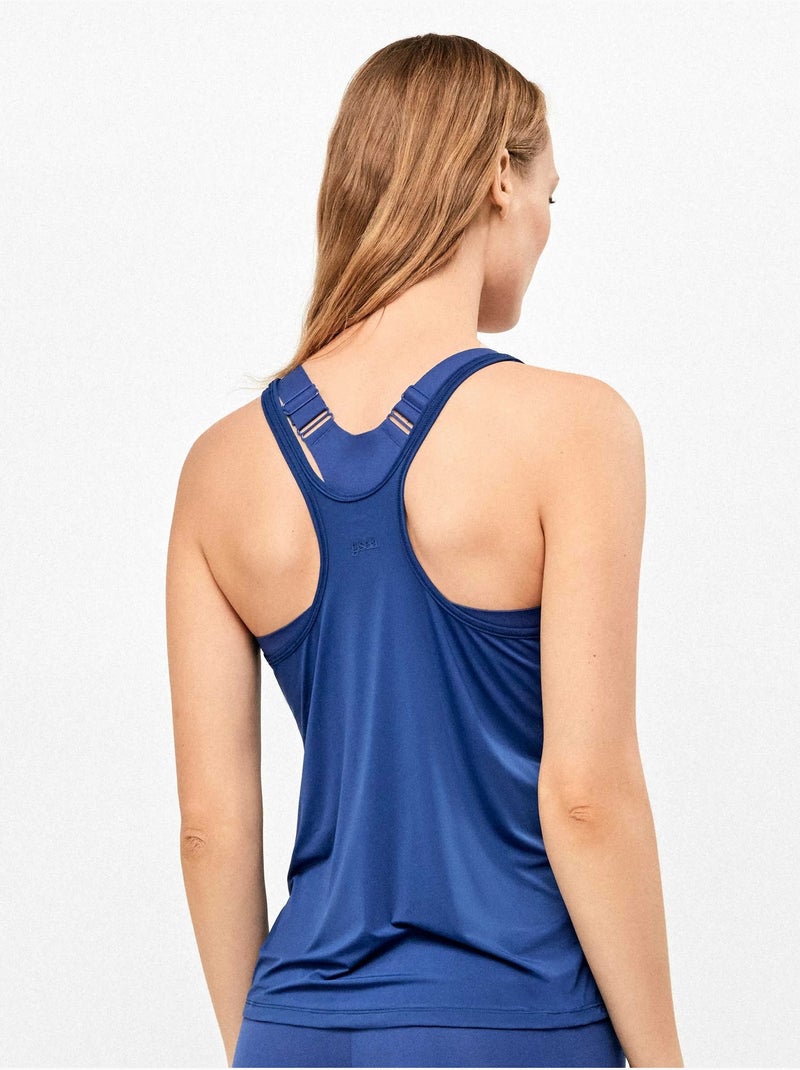 T-shirt manche courte Bleu marine - Kiabi