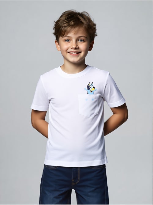 T-shirt manche courte Bluey  | Licence Officielle - Kiabi