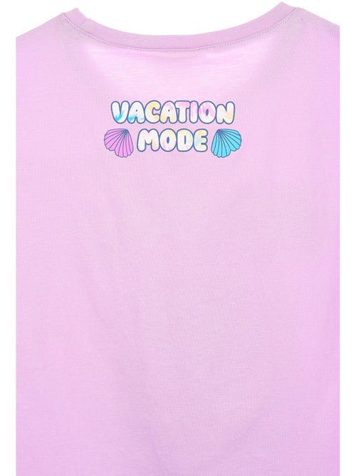 T-shirt manche courte Lilo et Stich   | Licence Officielle - Kiabi