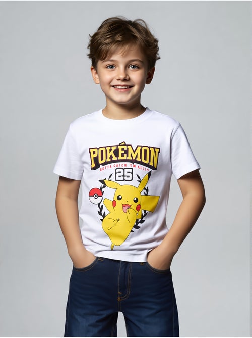 T-shirt manche courte Pokemon  | Licence Officielle - Kiabi