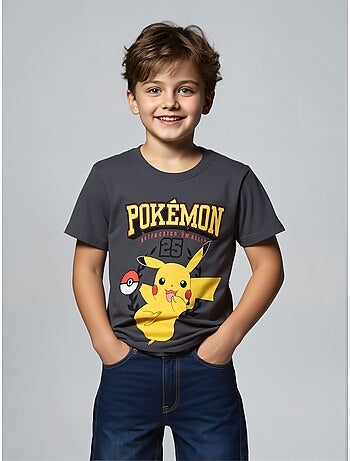 T-Shirt Manche Courte Pokemon | Licence Officielle