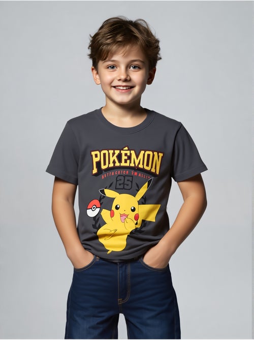 T-shirt manche courte Pokemon  | Licence Officielle - Kiabi
