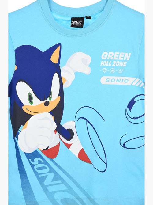 T-shirt manche courte Sonic  | Licence Officielle - Kiabi