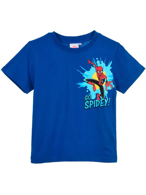 T-shirt manche courte Spiderman  | Licence Officielle - Kiabi