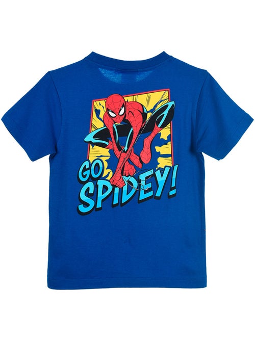 T-shirt manche courte Spiderman  | Licence Officielle - Kiabi