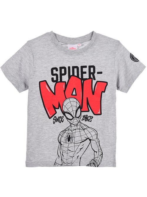 T-shirt manche courte Spiderman  | Licence Officielle - Kiabi