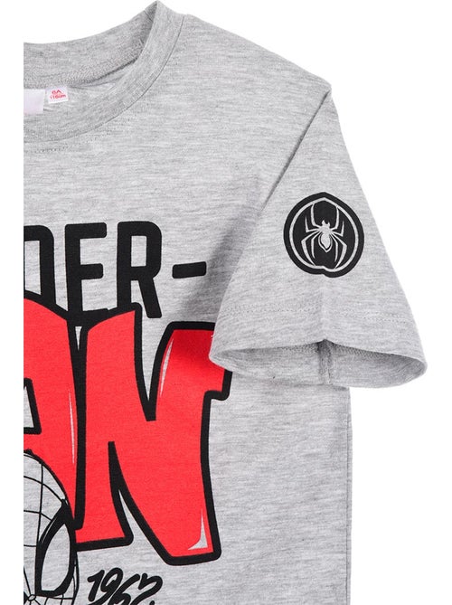 T-shirt manche courte Spiderman  | Licence Officielle - Kiabi