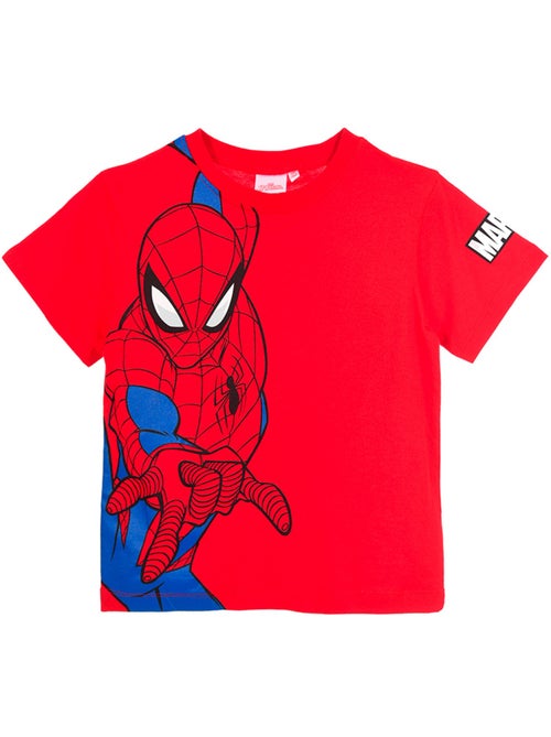 T-shirt manche courte Spiderman  | Licence Officielle - Kiabi