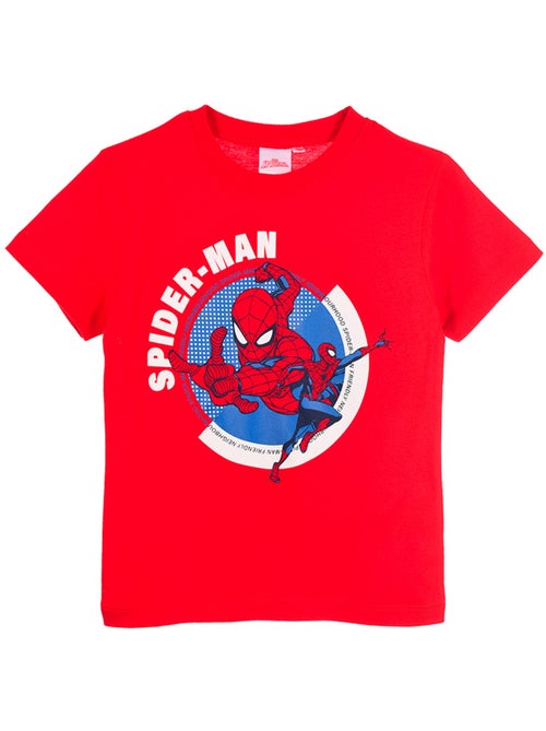 T-shirt manche courte Spiderman  | Licence Officielle - Kiabi