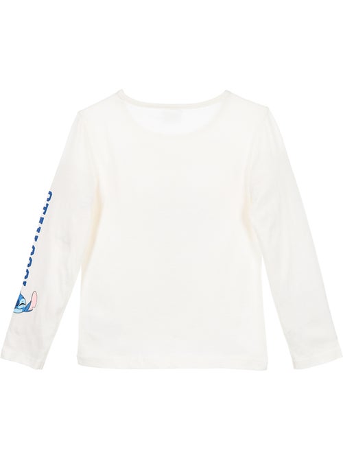 T-shirt manche longue Lilo et Stich    | Licence Officielle - Kiabi