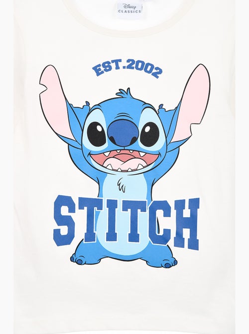 T-shirt manche longue Lilo et Stich    | Licence Officielle - Kiabi