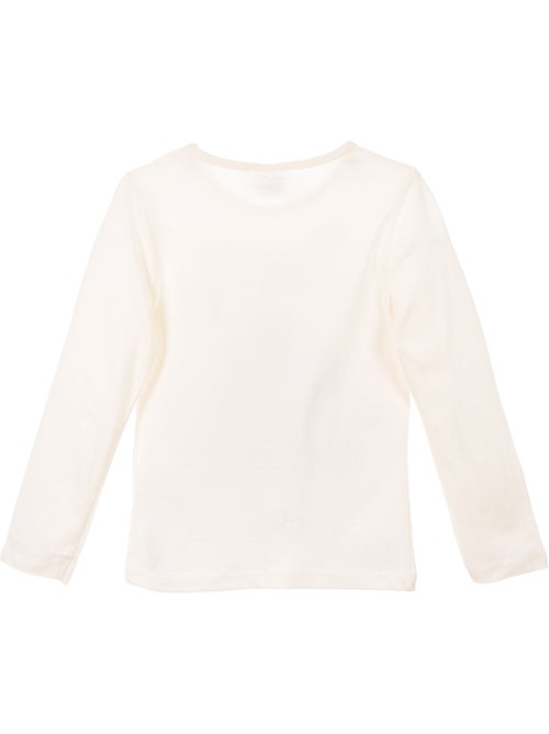 T-shirt manche longue Lilo et Stich   | Licence Officielle - Kiabi