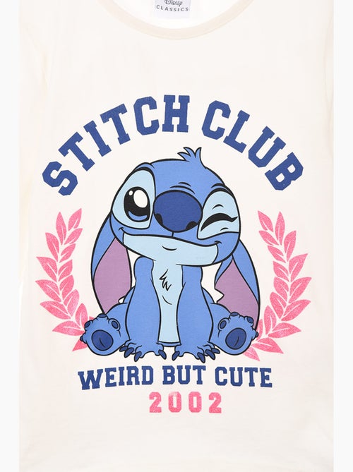 T-shirt manche longue Lilo et Stich   | Licence Officielle - Kiabi