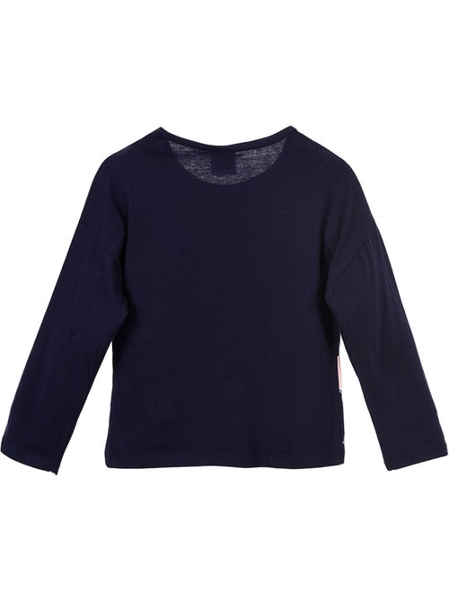 T-Shirt Manche Longue Lilo et Stich   | Licence Officielle - Kiabi