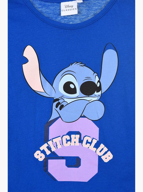 T-shirt manche longue Lilo et Stich   | Licence Officielle - Kiabi