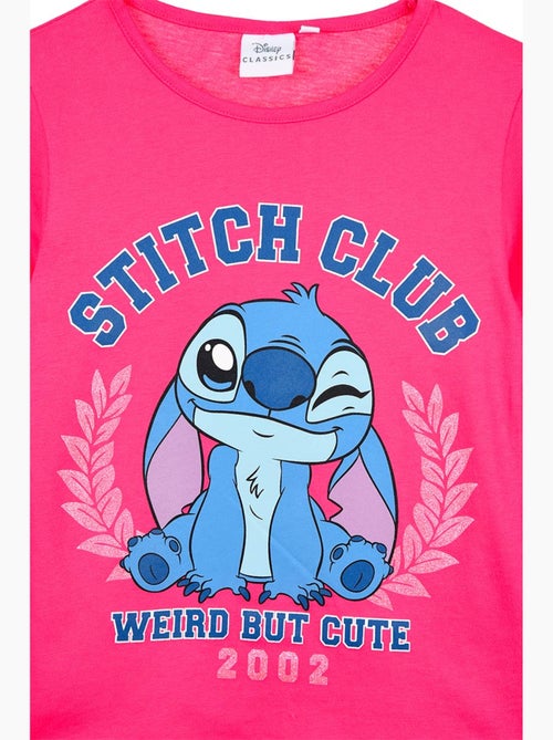 T-shirt manche longue Lilo et Stich   | Licence Officielle - Kiabi