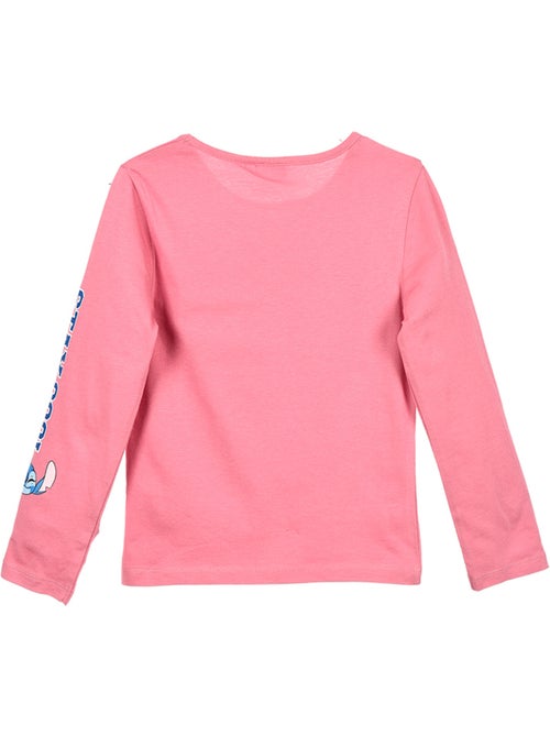 T-shirt manche longue Lilo et Stich   | Licence Officielle - Kiabi