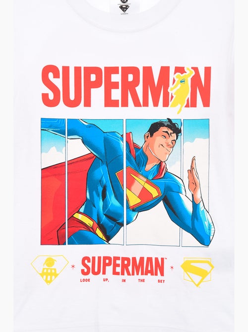 T-shirt manche longue Superman  | Licence Officielle - Kiabi