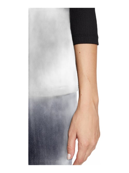 T-shirt manches 3/4 dentelle - Kiabi