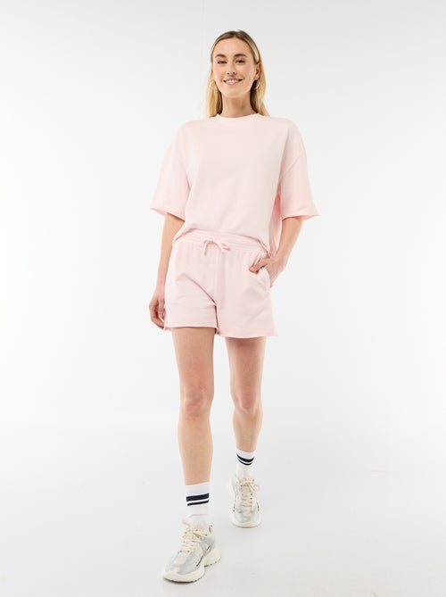 T-shirt manches 3/4 en French Terry - Kiabi