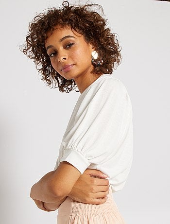 T-shirt manches boules 'JDY'