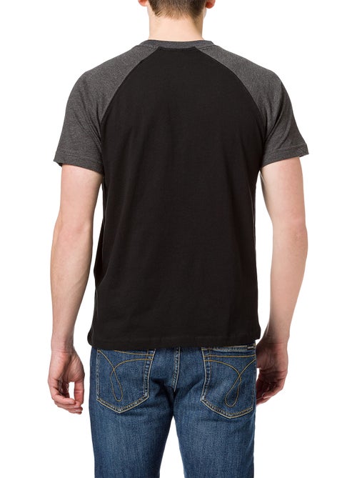 T-shirt manches contrastées - build your brand - Kiabi