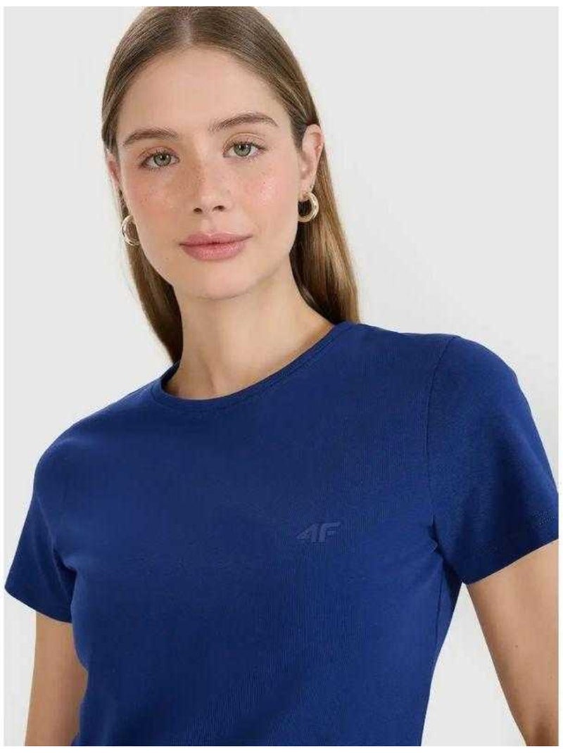 T-shirt manches courtes - 4f Bleu foncé - Kiabi