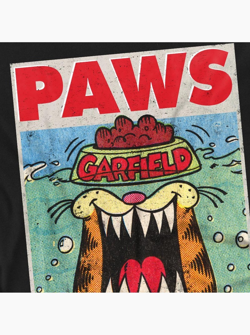 T-shirt manches courtes - garfield Noir - Kiabi