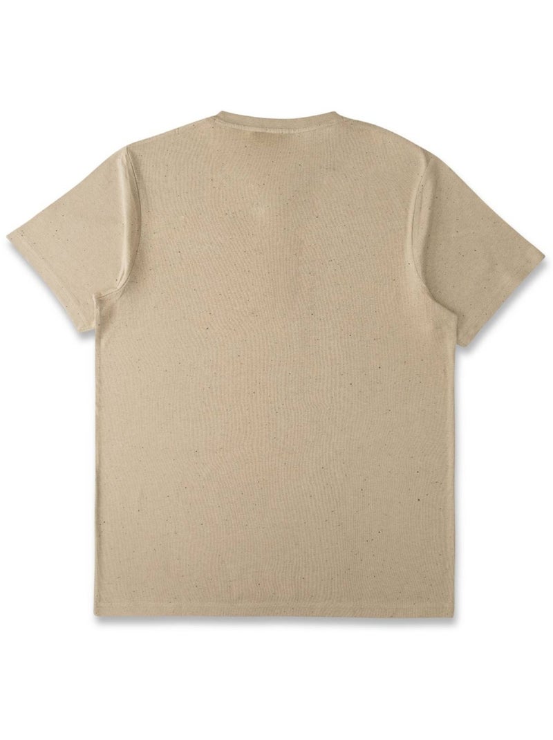 T-shirt manches courtes - Terre de Marins Beige - Kiabi
