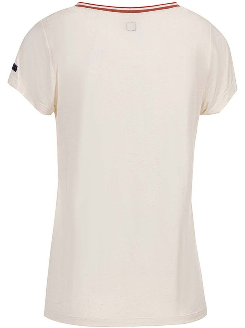 T-shirt manches courtes - Terre de Marins Beige - Kiabi