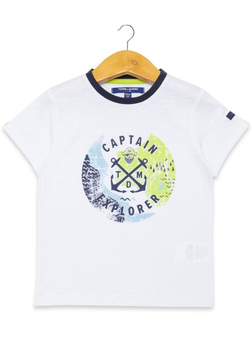 T-shirt manches courtes - Terre de Marins - Kiabi