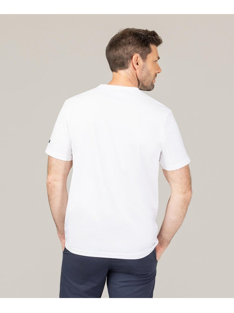 T-shirt manches courtes - Terre de Marins Blanc - Kiabi