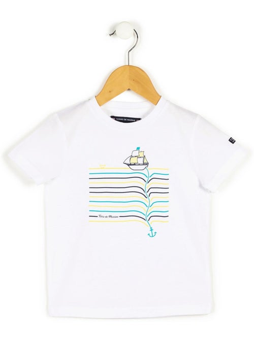 T-shirt manches courtes - Terre de Marins - Kiabi