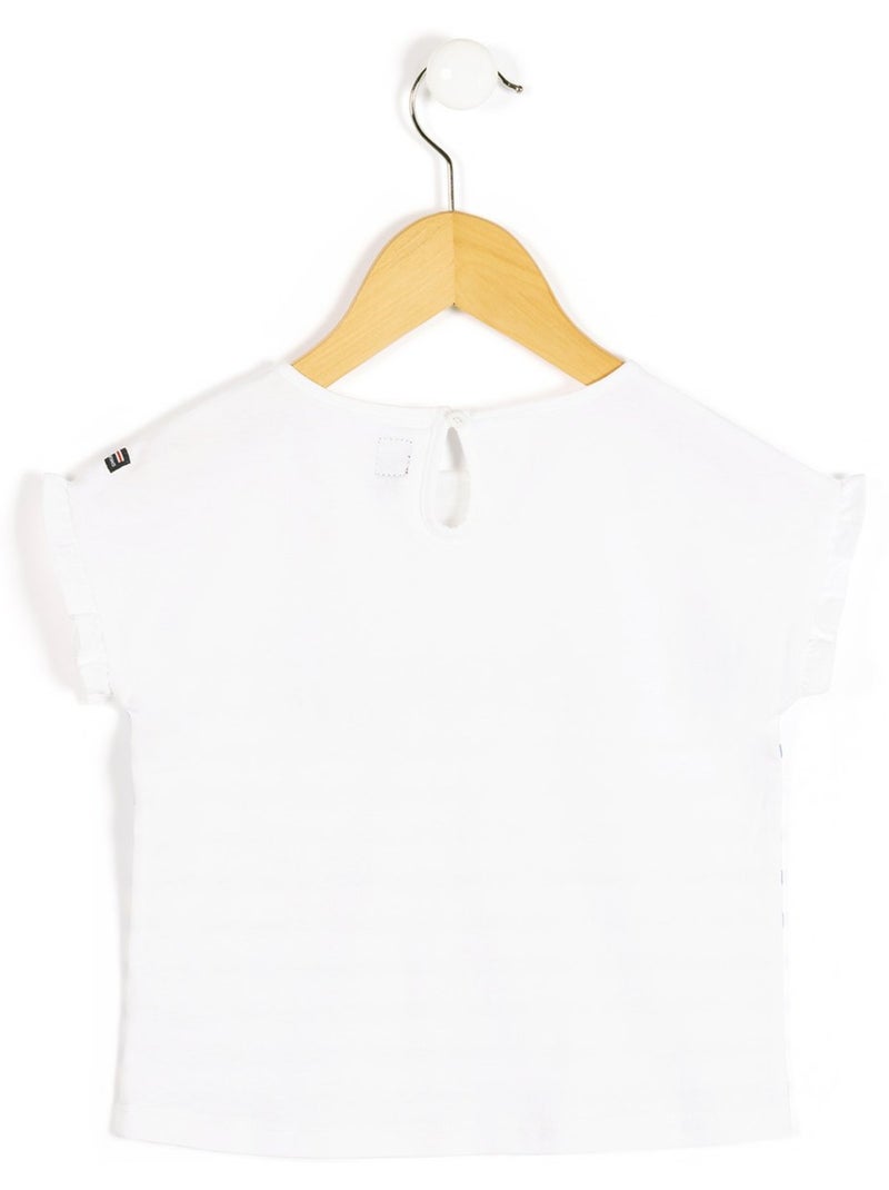 T-shirt manches courtes - Terre de Marins Blanc - Kiabi