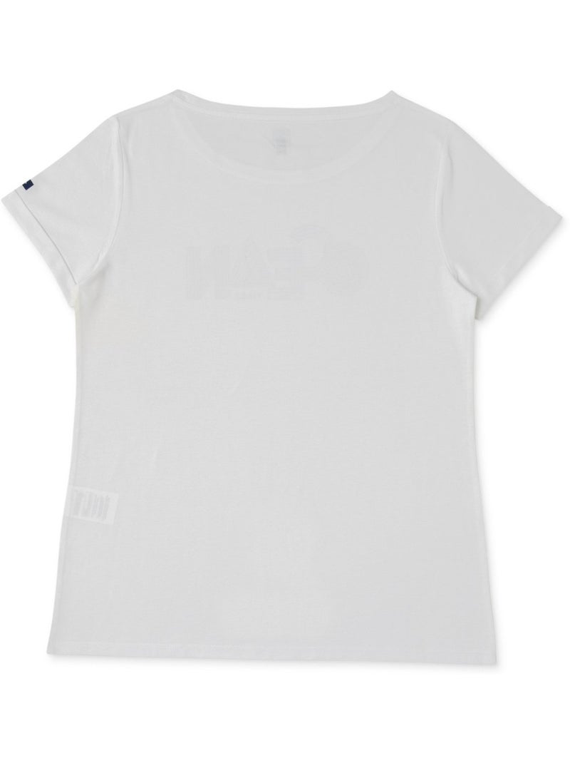 T-shirt manches courtes - Terre de Marins Blanc - Kiabi