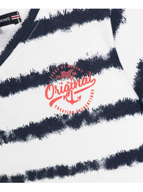 T-shirt manches courtes - Terre de Marins - Kiabi