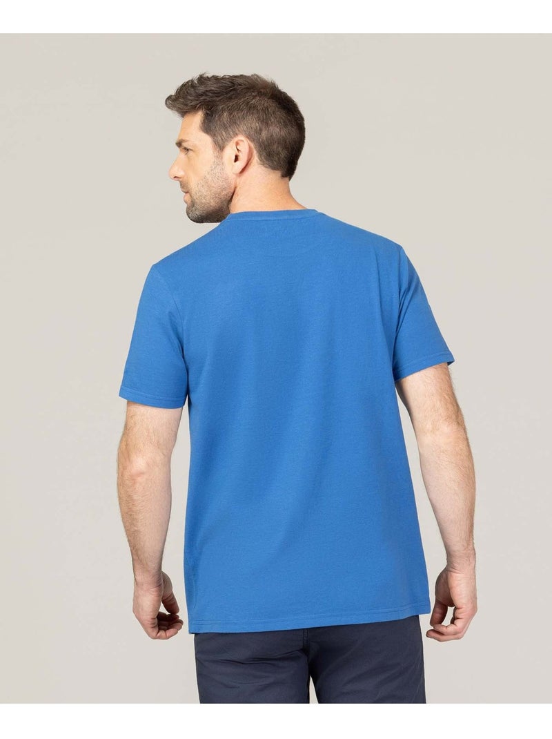 T-shirt manches courtes - Terre de Marins Bleu - Kiabi