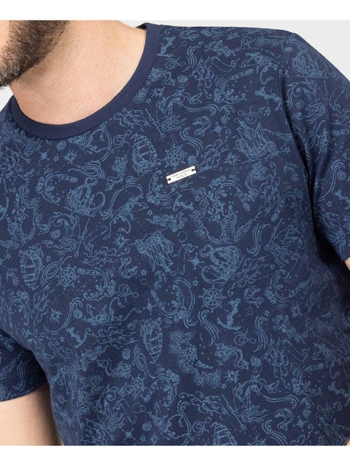 T-shirt manches courtes - Terre de Marins - Kiabi