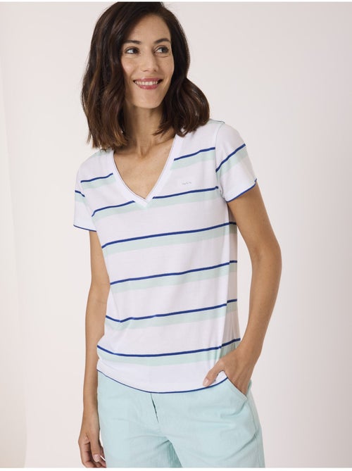 T-shirt manches courtes - Terre de Marins - Kiabi