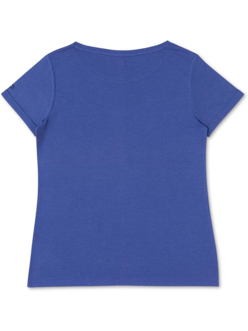 T-shirt manches courtes - Terre de Marins Bleu - Kiabi