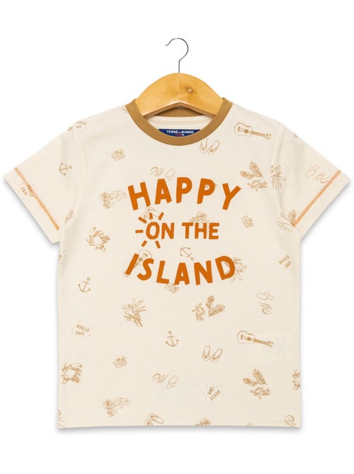 T-shirt manches courtes - terre de marins - Kiabi T-shirt manches courtes - terre de marins - Kiabi