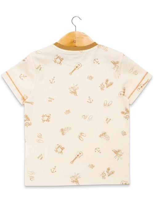 T-shirt manches courtes - terre de marins - Kiabi T-shirt manches courtes - terre de marins - Kiabi