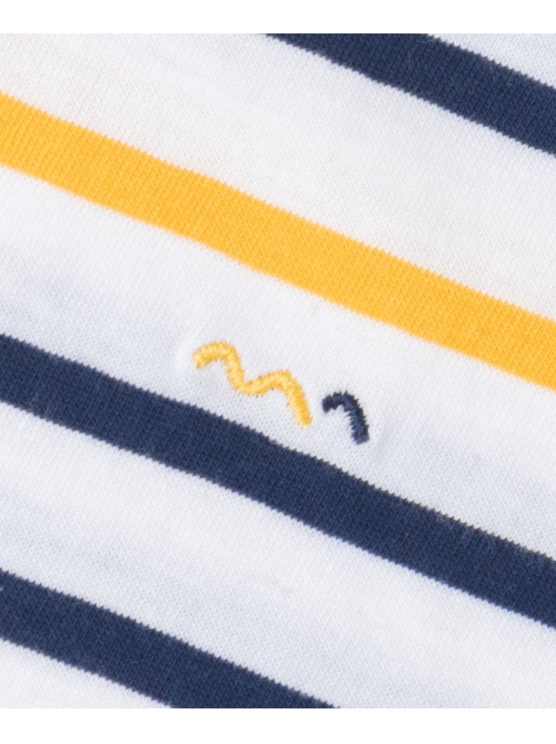 T-shirt manches courtes - Terre de Marins Jaune - Kiabi