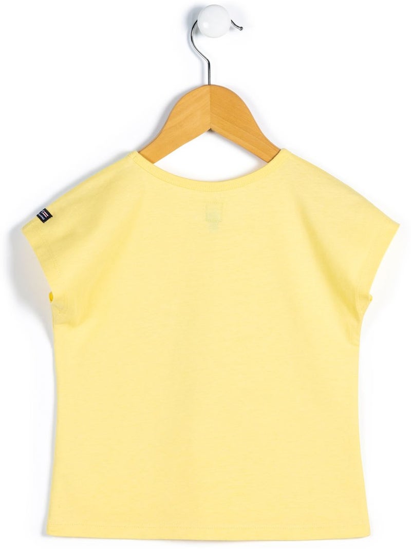 T-shirt manches courtes - Terre de Marins Jaune - Kiabi